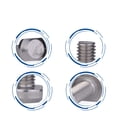 thumbnail image 4 of 5 Pcs 304 Stainless Steel T-head Clamp Bolts, for Mechanical Accessories M8x16mm., 4 of 5