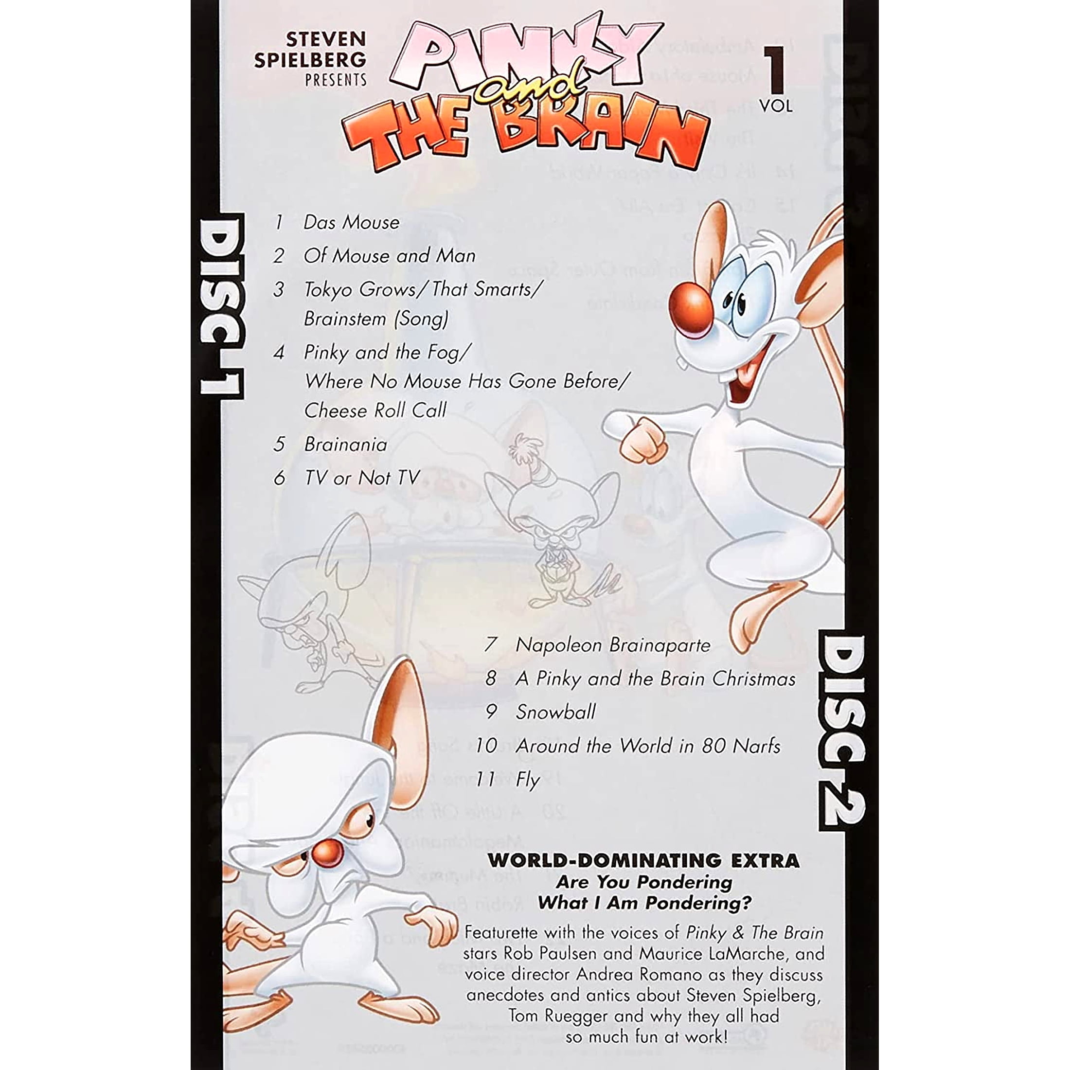 Warner Home Video: Steven Spielberg's Pinky and the Brain - Volume