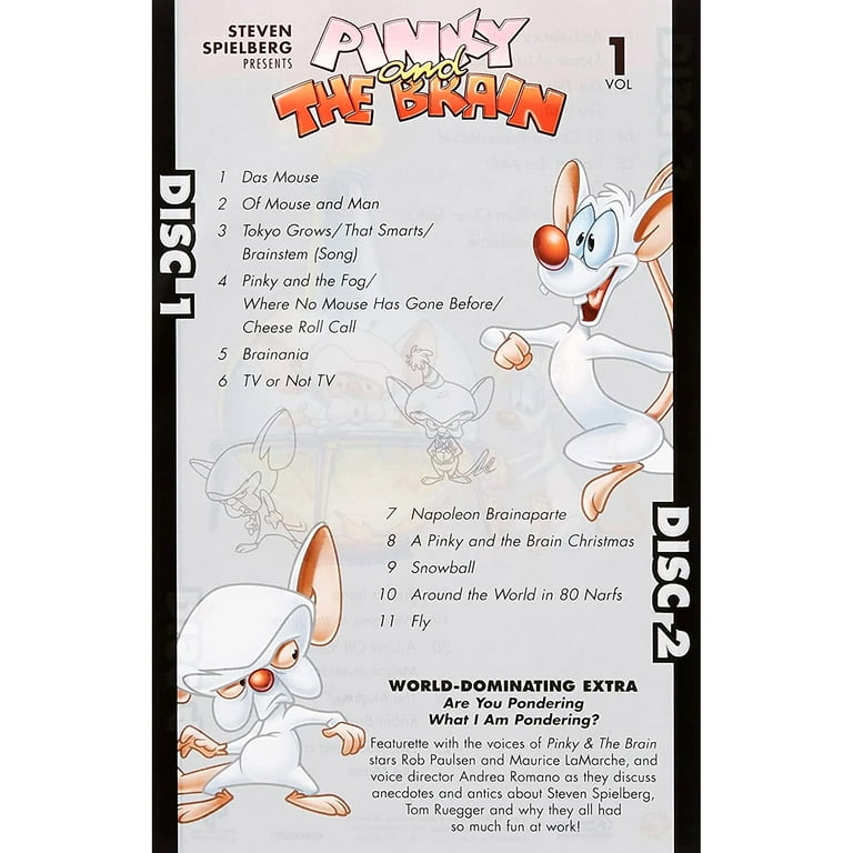 Warner Home Video: Steven Spielberg's Pinky and the Brain - Volume