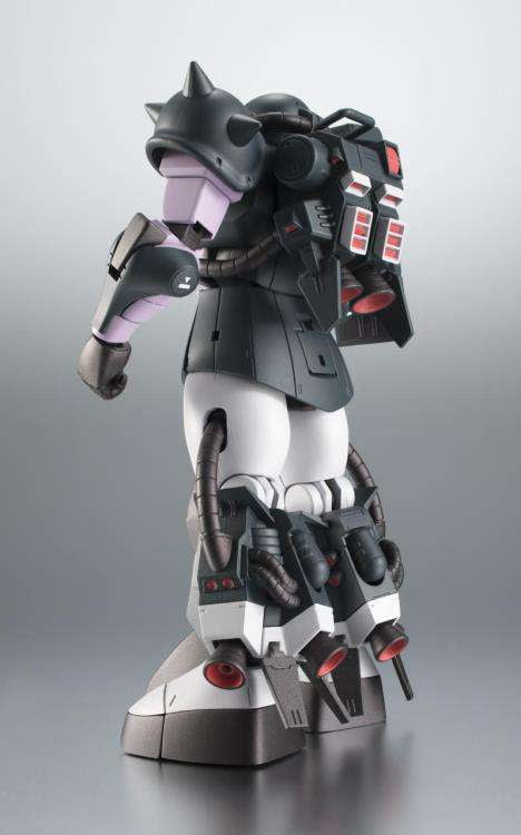 Gundam Robot Spirits MS-06R-1A Zaku II Action Figure (Black Tri Stars A.N.I.M.E Version)