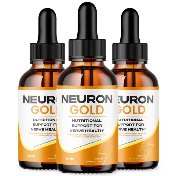 Neuron Gold Advanced Formula Brain Support Drops NeuronGold Maximum Strength Supplement 90 Servings