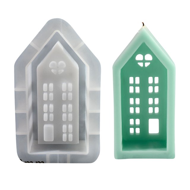 Xihbxyly Ofertas relámpago del día Prime solo hoy Molde para velas de árbol de Navidad Exposición de velas de yeso para aromaterapia navideña