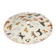 thumbnail image 2 of Bingfone Christmas Tree Skirt Mat Christmas Decoration Interior 48" -Dogs Funny Pets, 2 of 6