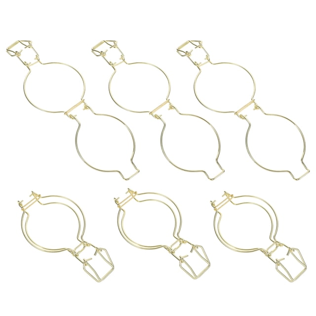 LABSERRON 6Pcs For Jars Glass Canning Jar Accessories Golden Airtight Storage For Cooking Enthusiasts