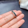 thumbnail image 2 of Women Fashion Ring Copper Ring With Simulated Peacock Blue Topaz Diamond Studded Green Diamond Accent For Daily Wear, 2 of 4