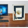 thumbnail image 1 of Crearive Motion 22427 Nautical Sea Shell Wood Photo Frame (4" x 6" picture); Product Size: 7x9x1. Great for desk-top photo display with a lot of good memory, 1 of 6