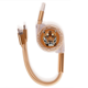 thumbnail image 1 of Carne a rayas. Cable de carga telescópico múltiples USB tres en uno, 1 of 3