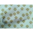 thumbnail image 4 of oneOone Cotton Cambric Baby Blue Fabric Floral & Flying Swan Block Sewing Fabric By The Yard Printed Diy Cloth Sewing Supplies 56 Inches Wide, 4 of 4