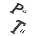 thumbnail image 1 of licencia para puerta exterior, decoración de pared, letras de buzón, dirección de hierro creativa, montaje en pared grande para sala de , perfecl Etiqueta de la letra de la placa de la puerta, 1 of 8