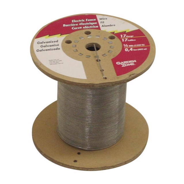 Cable eléctrico Ironridge, acero galvanizado, 17 Ga, 400 m, plateado