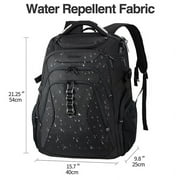 KROSER 18.4 Inch Laptop Travel Backpack Black