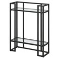 thumbnail image 3 of Henn&Hart 22"W Metal/Glass Console Table in Blackened Bronze, 3 of 8