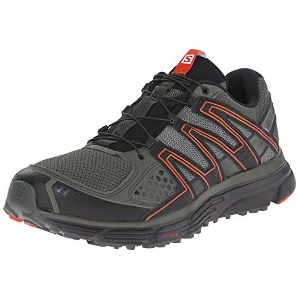 Salomon Men's XMISSION 3 Trail Running Shoe Night Forest/Black/Solar