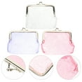 thumbnail image 2 of MasteelfCA 3 Pcs Porte-Monnaie Transparent Design à Fermoir pour Femmes Filles, 2 of 8
