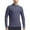 Dark Blue, variant on Men's Fast Dry Running Long Sleeve T-Shirt for Outdoor Sports Fitness Apparel with Half Zip Stand Up Collar for Spring and Autumn Activities