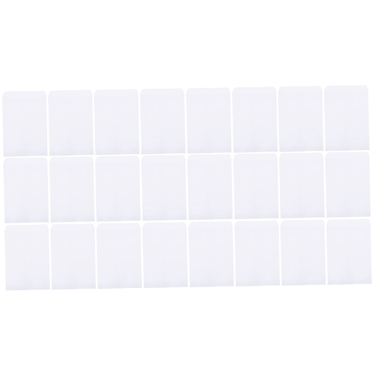 Hemoton 200 pcs  White Paper Envelope Open End Self Seal Envelopes Open End Self Seal Envelopes for Home Mailing Documents Office Business Legal School White
