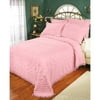Kingston Chenille Bedspread, Rose