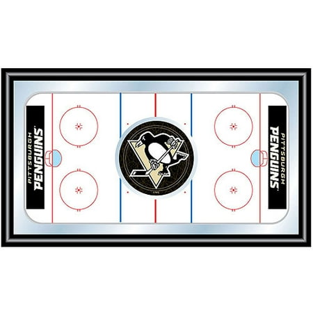 NHL Pittsburgh Penguins Framed Hockey Rink Mirror