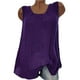 thumbnail image 1 of Blusas y tops de mujer solacol, camisetas sin mangas de algodón para mujer, camisetas sin mangas de algodón y lino para mujer, camisetas holgadas, camisetas sin mangas, blusas sin mangas, camisetas, 1 of 1