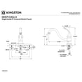 thumbnail image 2 of Kingston KB3572GLLS Georgian Single-Handle 1-or-3 Hole Kitchen Faucet in Polished Brass, 2 of 4