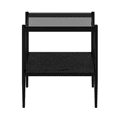 thumbnail image 5 of Tcbosik 2 Pack Side Tables with Tempered Glass Top, End Table with Storage Shelf, 2-Tier Nightstand with Metal Legs for Small Space, Home Office, Easy Assembly, Gray & Black, 5 of 8
