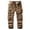 Brown, variant on Men's Camo Cargo Work Pants Cotton Tactical Ripstop Casual Utility Pants with 10 Pockets