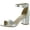 Silver, variant on CL by Laundry Womens Jody Metallic Block Heel Dress Sandals Shoes