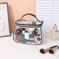 thumbnail image 3 of Cosmetic Bag Organizer with Large Capacity Portable Design for Travel Transparent Toiletry Storage for Ladies Cosmetic for Easy Organization and Portable Convenience, 3 of 3