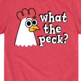 thumbnail image 3 of Instant Message - What The Peck Chicken - Toddler & Youth Short Sleeve Graphic T-Shirt, 3 of 6