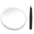 thumbnail image 2 of LCXmlly Travel-friendly Vanity Mirror Portable Magnifying Mirror 30X Suction Cup Tweezers Included Makeup Mirror for Travel, 2 of 9