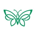 thumbnail image 1 of Unique Butterfly Vinyl Transfer Sticker Decal for Laptop/Car/Truck/Window/Bumper (Matte Green, 17in x 10in), 1 of 4
