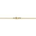 thumbnail image 4 of Real 14kt Yellow Gold 1.4mm Octagonal Snake Chain; 24 inch; Lobster Clasp; for Adults and Teens; for Women and Men, 4 of 5