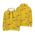 thumbnail image 6 of Bingfone Cute Funny Chicken Men's Drawstring Hoodie Long Sleeve Pocket Sweatshirts-X-Large, 6 of 6