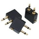 thumbnail image 5 of Paquete De 3 Adaptadores De De Para Auriculares Chapado En Oro Universal, 5 of 8