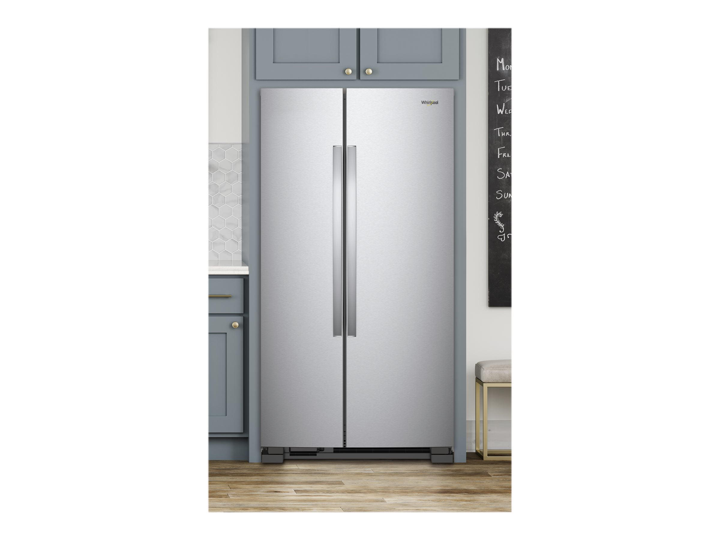 WHIRLPOOL WRS315SNHM side by side freestanding refrigerator