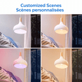 thumbnail image 3 of Philips WiZ LED A19 Full Colour Smart Bulb 1PK, 3 of 5