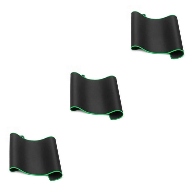 Youkk Non Wear Resistant Computer mouse pad Notebook Soft Edge Seamed Mouse Pad Office Rubber Fabric Mat Multiple size green 250*290*2mm 3Set