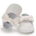 thumbnail image 5 of Hipattires Babys Shoes Casual White Solid Shoes for Girls Bow, 5 of 7