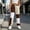 Brown, variant on Women's Color Block Sweatpants Patchwork Joggers Pants Elastic High Waist Drawstring Sweat Pants with Pockets Loose Fit Streetwear Joggers for Ladies