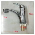 thumbnail image 5 of Bathroom Faucets Single Cold Basin Faucet Zinc Alloy Chrome Plated Deck Mounted Single Lever Hole ,Tankless Design, 5 of 5
