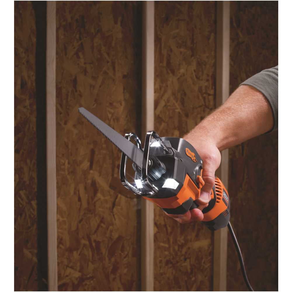 Free Shipping Ridgid 6 Amp Thru Cool One Handed Orbital Reciprocating Saw Kit Walmart