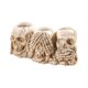 thumbnail image 2 of Fiudx Ofertas relámpago Adorno de maceta de Halloween con forma de calavera "No oigo, no veo, no hablo" Manualidades en maceta de resina, 2 of 6