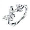 thumbnail image 2 of SEPARQI Women 925 Sterling Silver Two Butterfly Cubic Zirconia Thumb Ring Stress Anxiety Rings Women's Jewelry Lady Birthday Mother's Day Gifts, 2 of 5