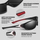 thumbnail image 4 of Gafas de sol deportivas WEAROYO polarizadas con protección 100% UV, 4 of 7