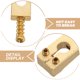 thumbnail image 3 of KAKOWELY 6Ud De Guitarra Eléctrica En Metal Dorado Para 6 Cuerdas Con Sillas Tremolo De Durabilidad, 3 of 6