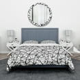 thumbnail image 2 of Designart Ensemble de Literie 'Web Pattern' Moderne et Contemporain - Housse de Couette et Shams, 2 of 4