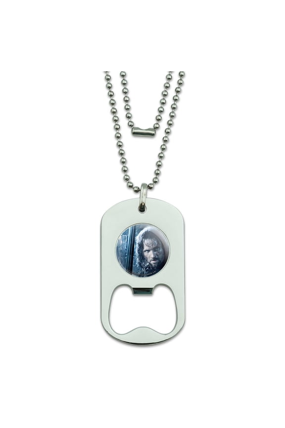 The Lord of the Rings Aragorn Character Military Dog Tag Bottle Opener Pendant
