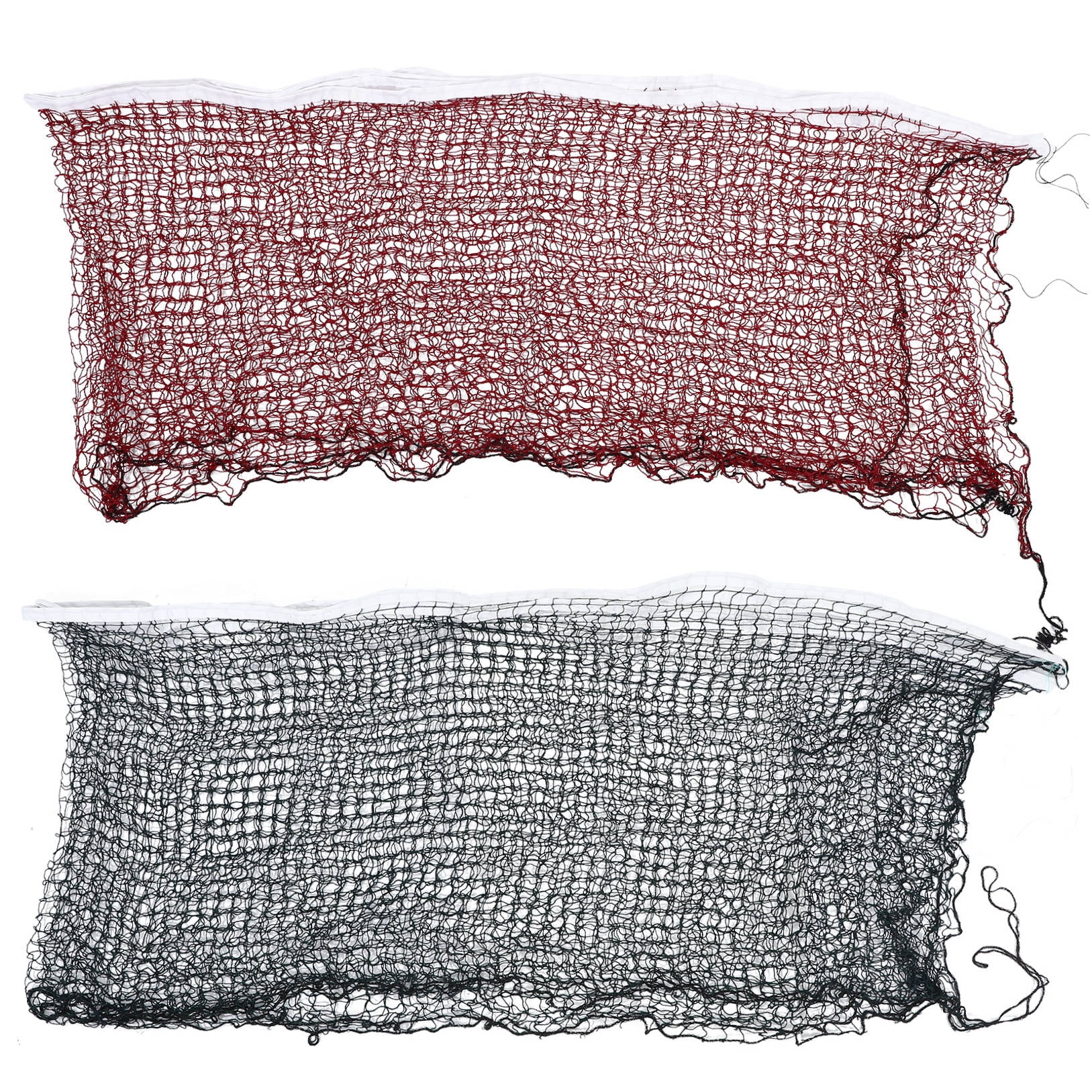 FOMIYES 2Pcs Portable Badminton Net Set with Poles Assorted Color Indoor and Outdoor Foldable Design