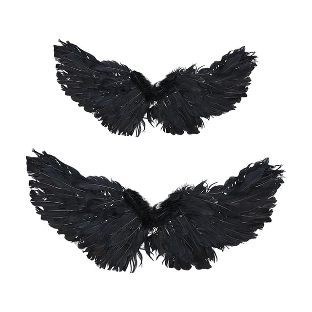 2x disfraz mascota Cosplay de Navidad elástico Animal tema pequeño perro Halloween Ángel ala para disfraces cumpleaños Negro Color L Talla Sunnimix Disfraz de Halloween