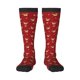 thumbnail image 1 of Balery Reindeer Faces Festive Red Calcetines novedosos Calcetines deportivos Calcetines hasta la rodilla Calcetines de algodón Calcetines originales y geniales, 1 of 6
